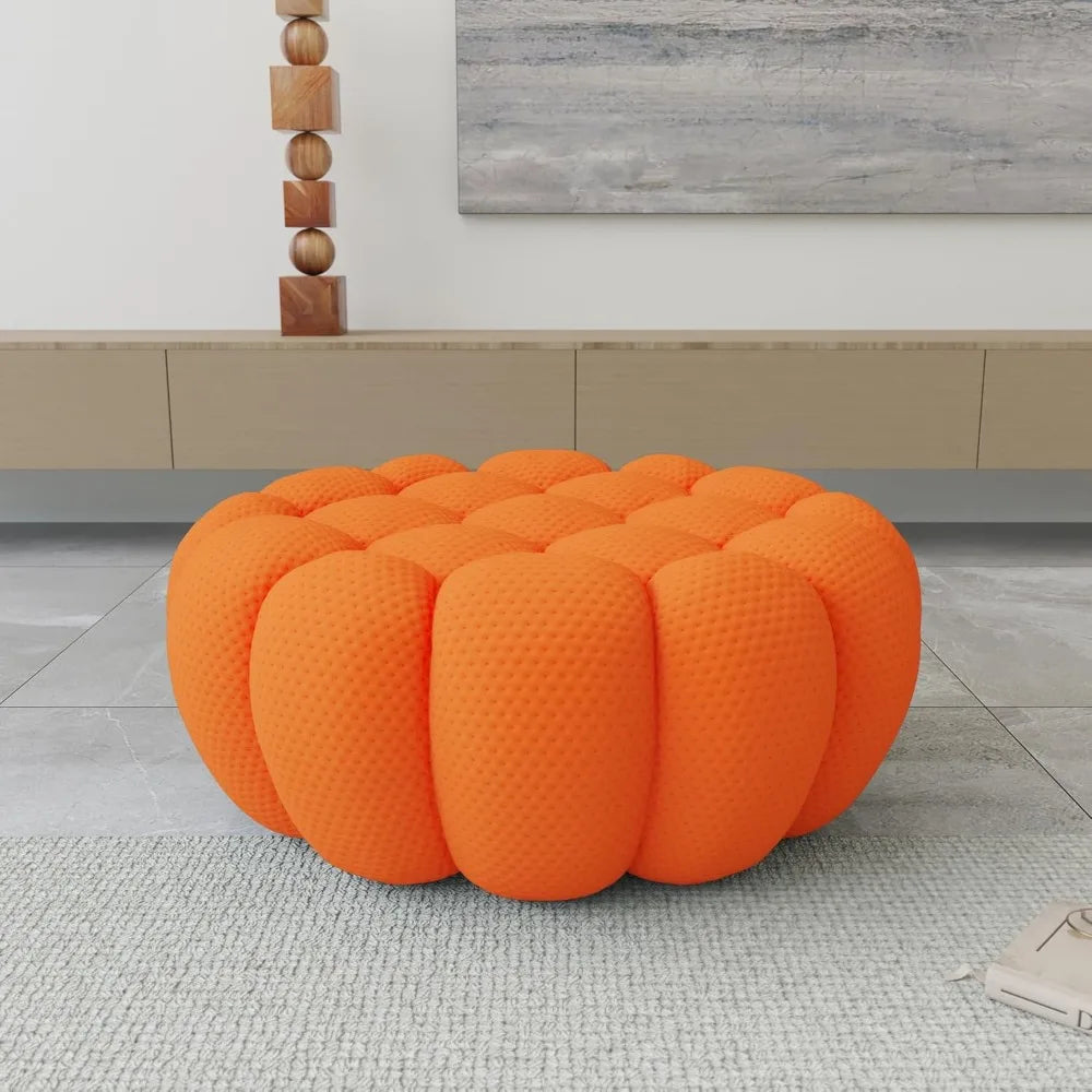 The Luna Honeycomb Shape Ottoman