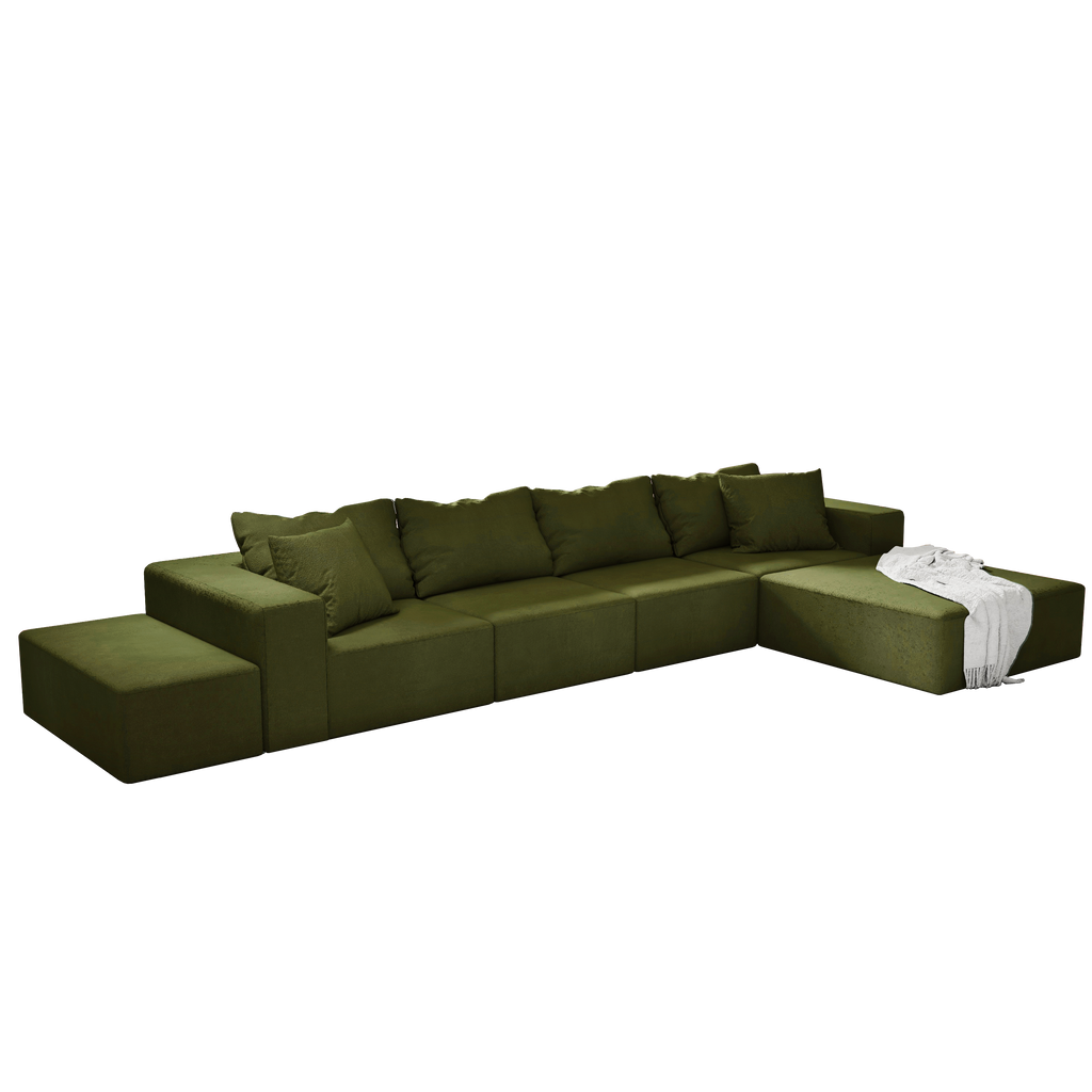 The Horizon Modern L-Shaped Sectional Sofa