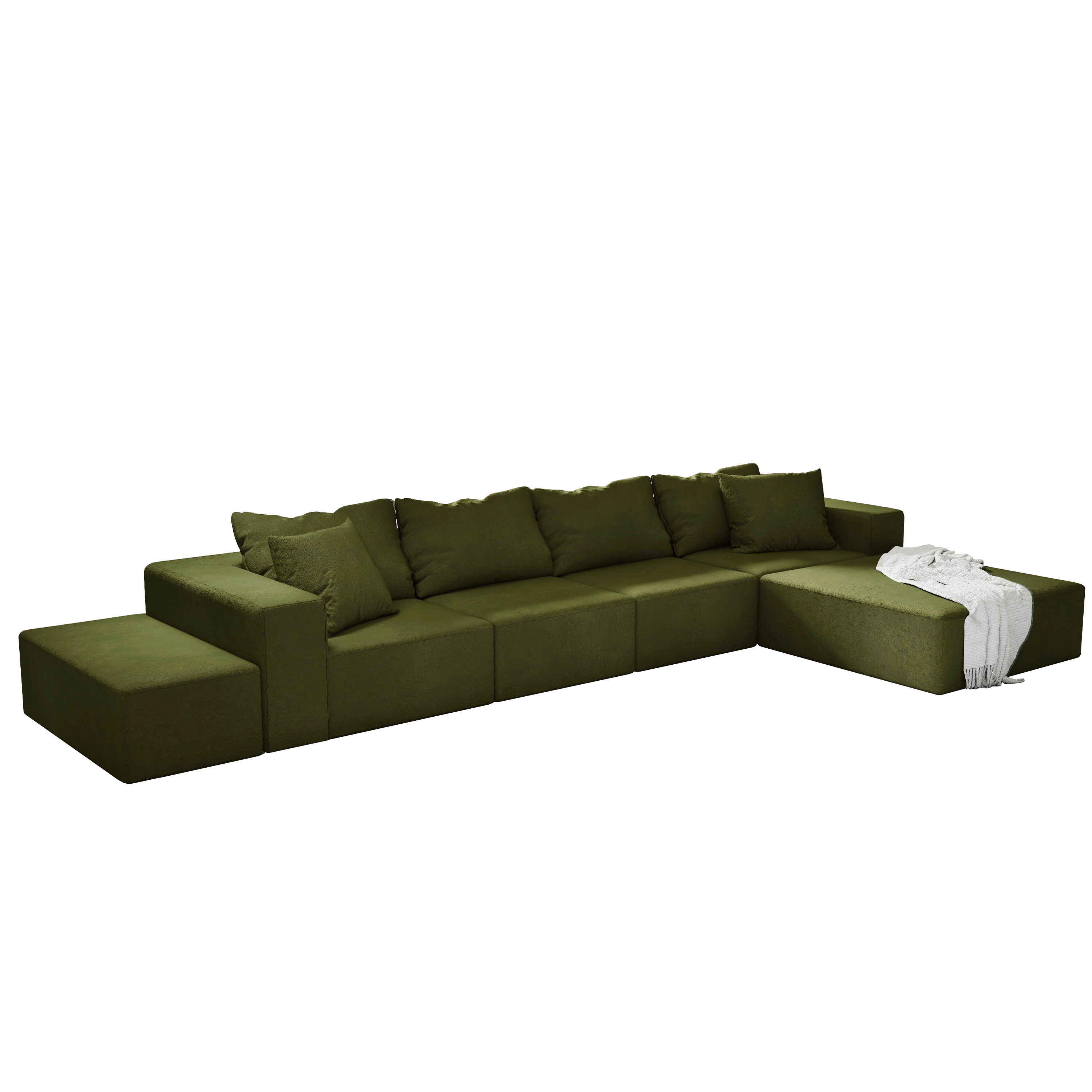 The Horizon Modern L-Shaped Sectional Sofa
