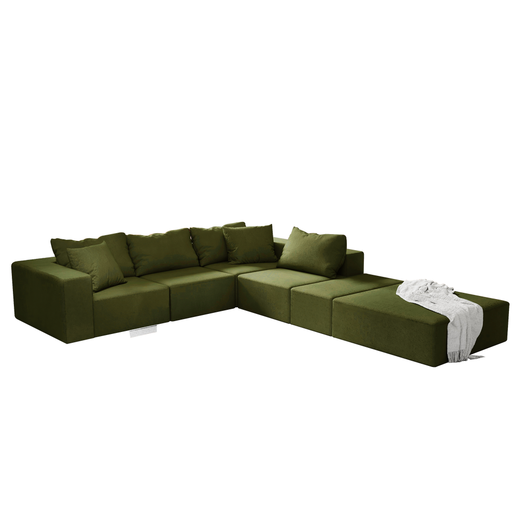 The Horizon Modern L-Shaped Sectional Sofa
