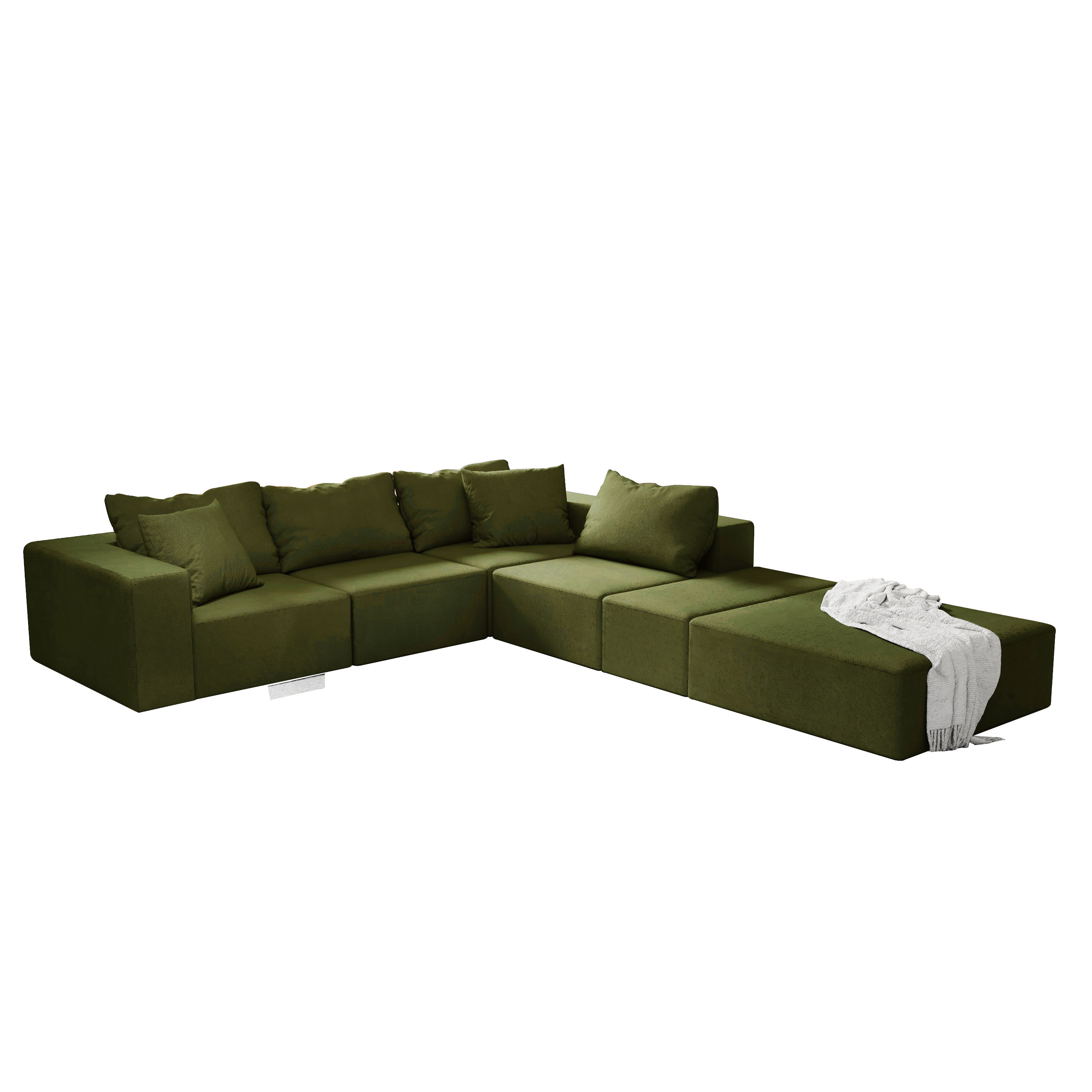 The Horizon Modern L-Shaped Sectional Sofa