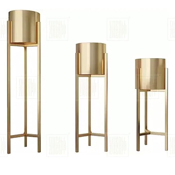 Modern Metal Floor Flower Stands Planter